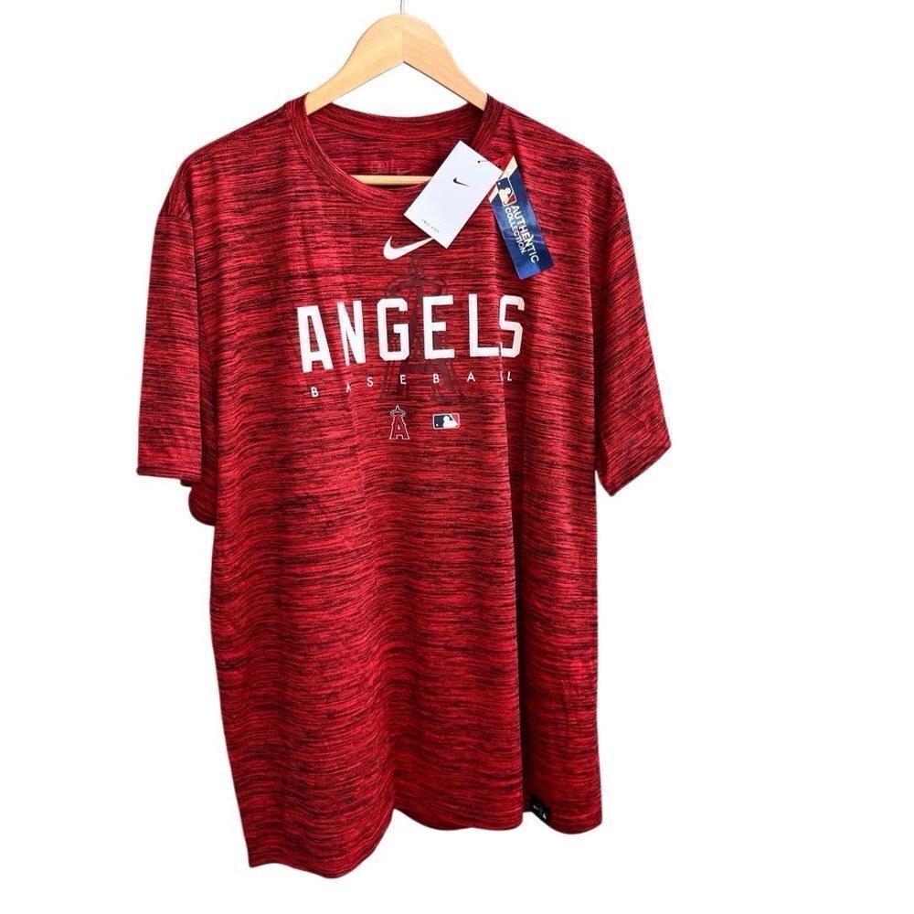 Nike Dri-Fit MLB Angels Red T-Shirt XXL – New with Tags